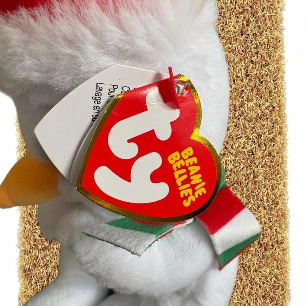 Ty Beanie Boos Brrrnard the Snowman(Small Blue Stain on leg) #snowman #christmas - Picture 4 of 7